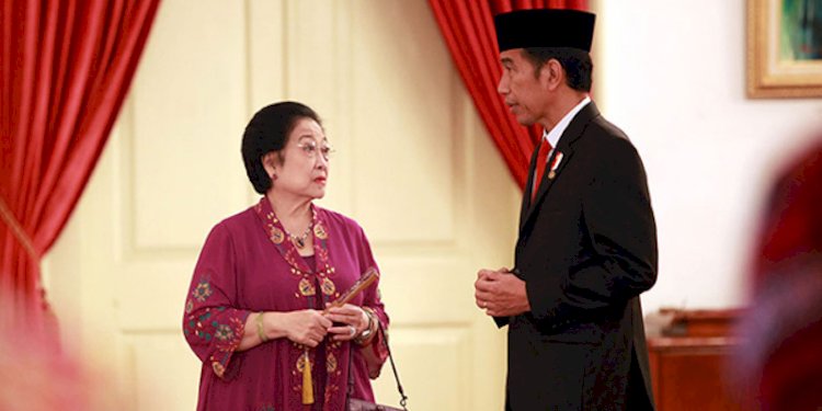 Presiden Joko Widodo dan Ketua Umum DIP Megawati Soekarnoputri/Net