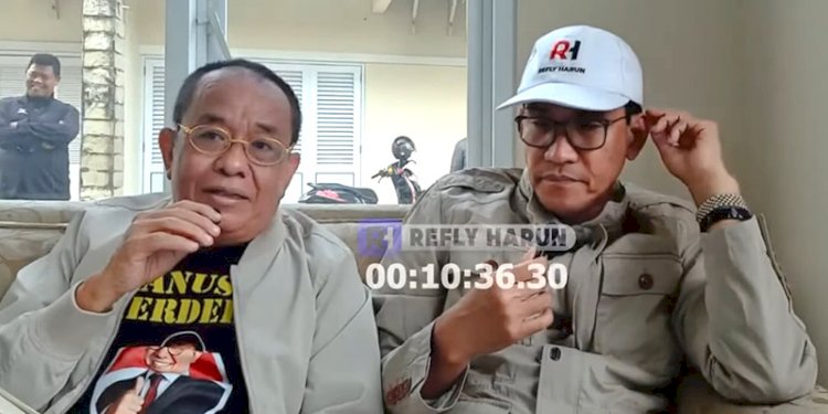 Sekretaris Kementerian BUMN 2005-2010, Said Didu, menjadi narasumber dalam podcast akun YouTube Refly Harun/Repro