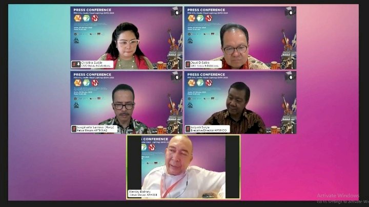 Konferensi pers Pro AVL Indonesia 2023 via zoom/ repro 