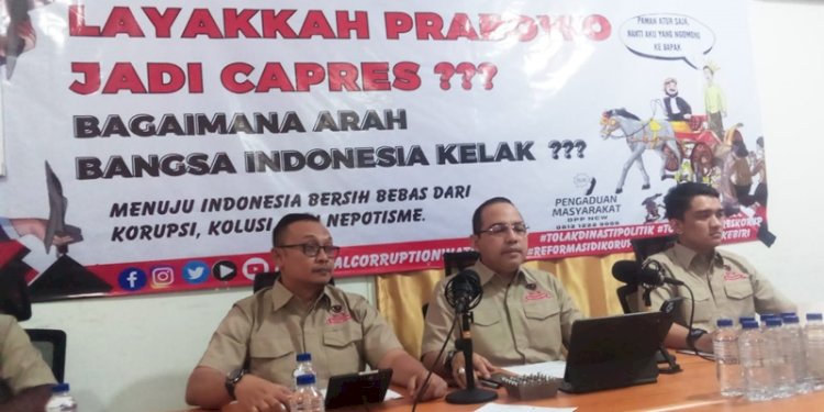 Konferensi pers DPP NCW di Jakarta, Senin (23/10)