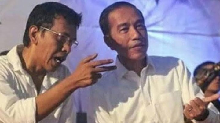 Adian Natupulu dan Presiden Jokowi (Kanan) / ist