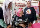 Pelatihan Menjahit Jadi Wujud Komitmen Ganjar Milenial Bantu Pemberdayaan Warga Desa