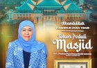 Terima Penghargaan Tokoh Peduli Masjid dari Dewan Masjid Indonesia, Gubernur Khofifah: Jadi Penguat Komitmen Terus Memakmurkan Masjid dan Para Jamaahnya