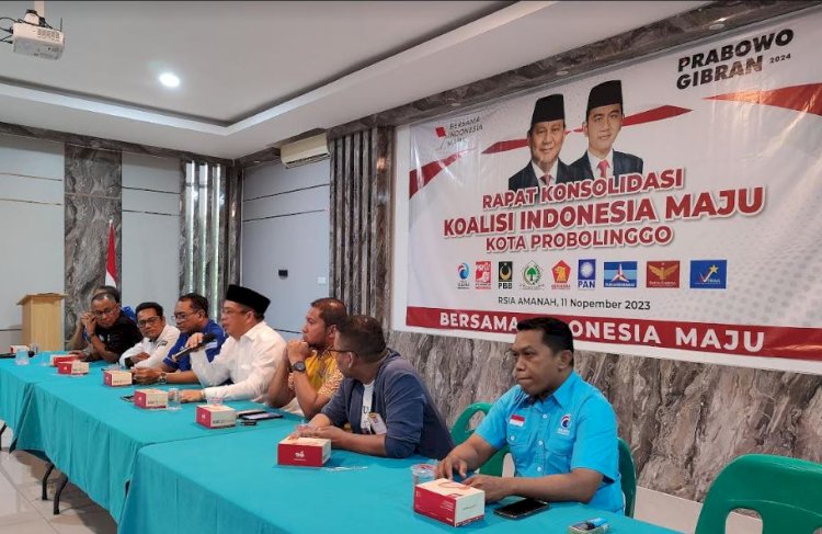 Rapat Konsolidasi Koalisi Indonesia Maju Kota Probolinggo