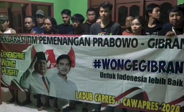 WongeGibran di Kabupaten Malang saat deklarasi dukung Prabowo-Gibran/Ist