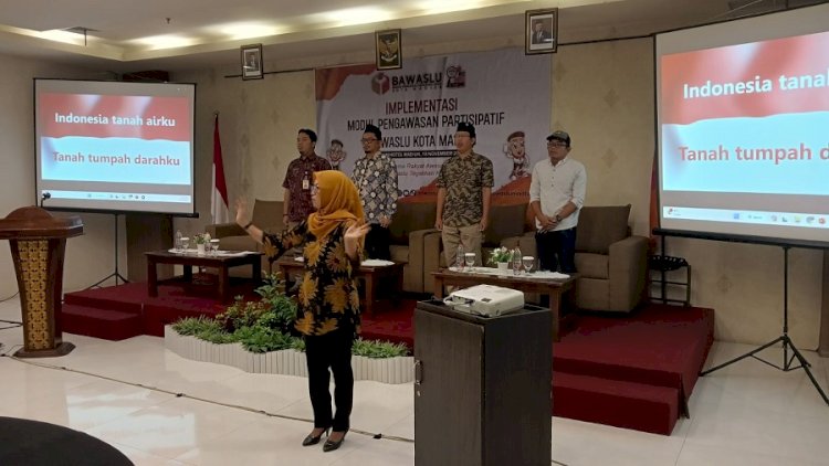 Acara sosialisasi pengawasan pemilu partisipatif Bawaslu Kota Madiun/ist