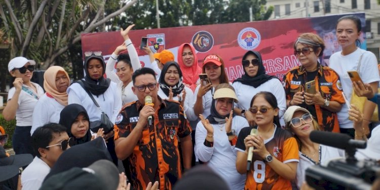 Perayaan HUT ke-40 Srikandi Pemuda Pancasila di Sekretariat MPW Pemuda Pancasila Provinsi DKI Jakarta, Graha Pejaten Kompleks Pemda DKI No 09, Jalan Pejaten Raya, Pasar Minggu, Jakarta Selatan, Minggu (19/11)/Ist