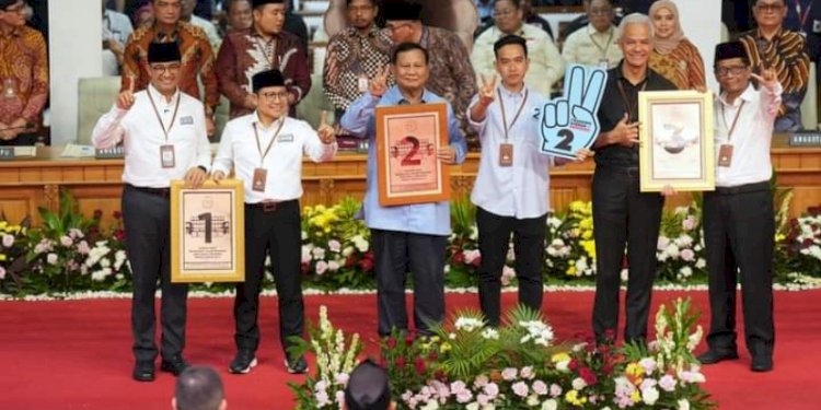 Tiga pasangan capres-cawapres kontestan Pilpres 2024/Ist