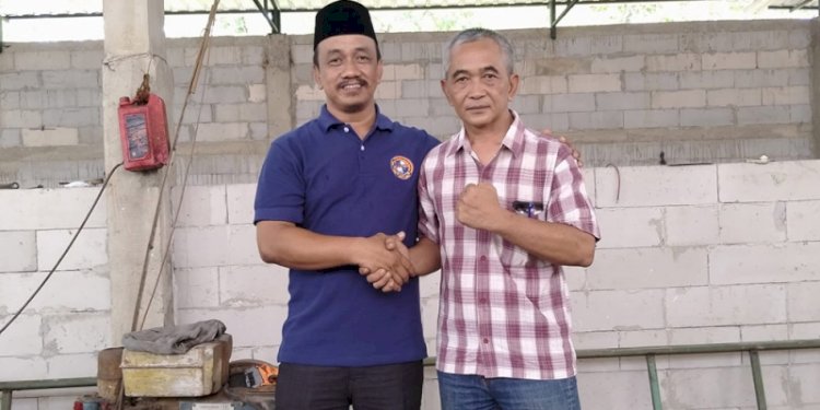 Moh Cholid Hanafi (kiri) dan Sigit Supriono di Magetan/Dokumentasi Pribadi