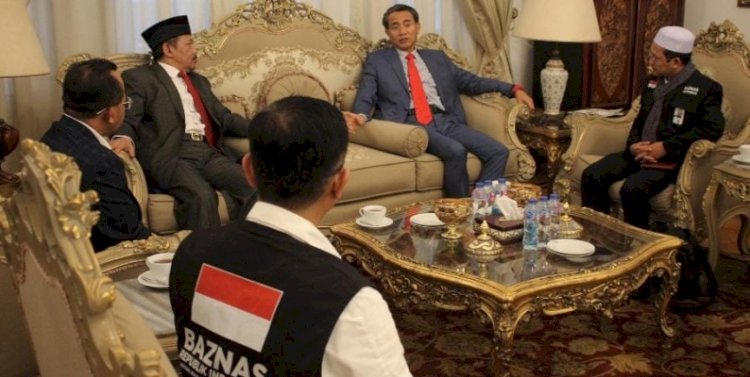 Tim Kemanusiaan Baznas RI dipimpin KH. Noor Achmad, selaku Ketua Baznas RI tiba di Kairo, Mesir/Ist