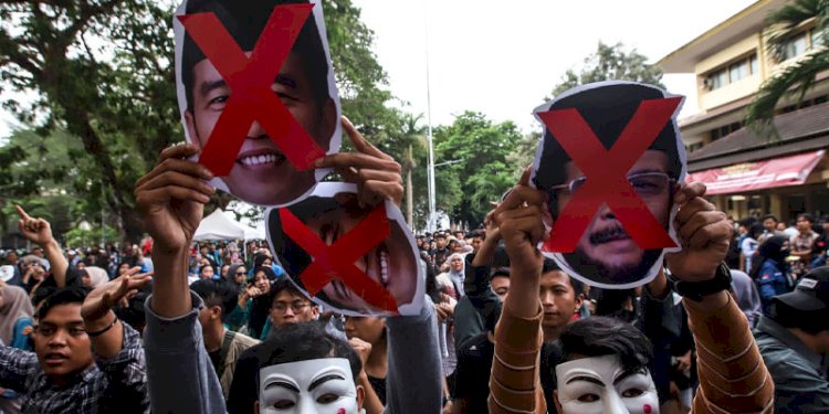 Mimbar demokrasi di Kampus Institut Seni Indonesia (ISI) Yogyakarta/Ist