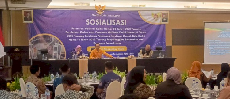 Acara sosialisasi Peraturan Walikota Kediri nomor 58 