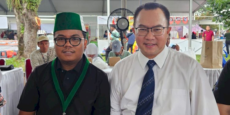 Ketua Umum Ikatan Cendekiawan Muslim Indonesia (ICMI), Arif Satria (kanan)/Istimewa