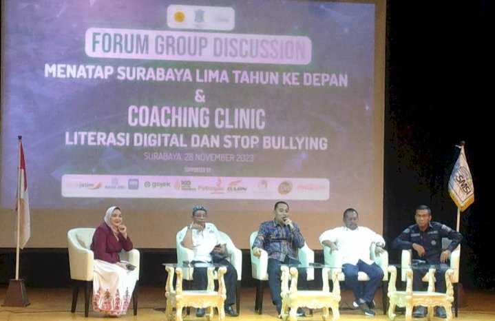 Wali Kota Eri di acara FGD SMSI Surabaya/RMOLJatim