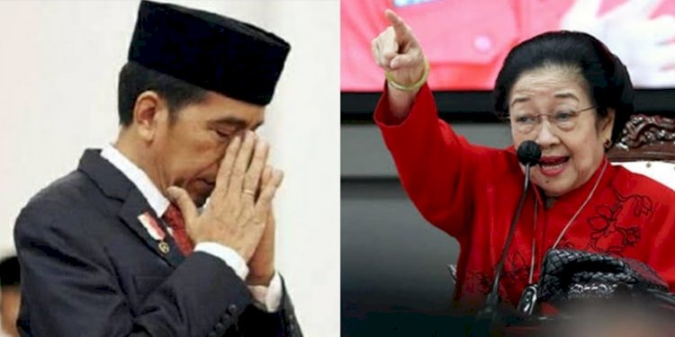 Kolase Presiden Joko Widodo dan Ketua Umum PDI Perjuangan Megawati Soekarnoputri/RMOL