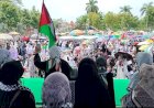 Ribuan Muslimah Madura Berkumpul di Pamekasan Doakan Palestina