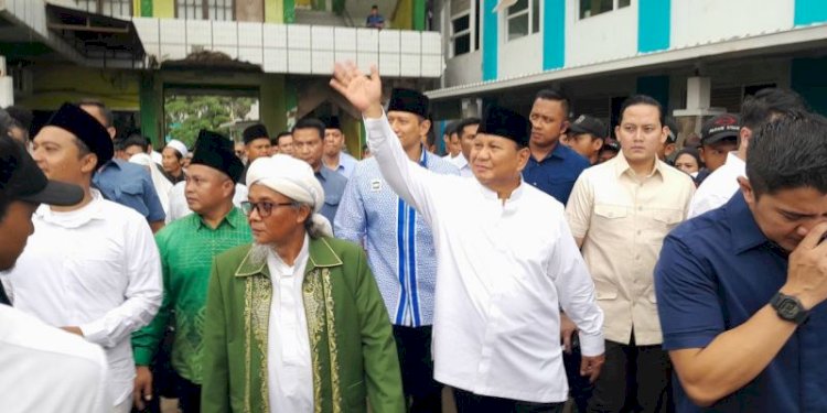 Calon Presiden no urut 2 Prabowo Subianto memulai kampanye perdana di Pondok Pesantren Miftahul Huda, Tasikmalaya, Jawa Barat/Ist