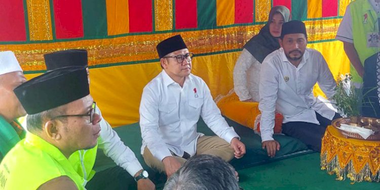 Cawapres nomor urut 1, Muhaimin Iskandar atau Cak Imin saat berkampanye di Aceh/RMOLAceh