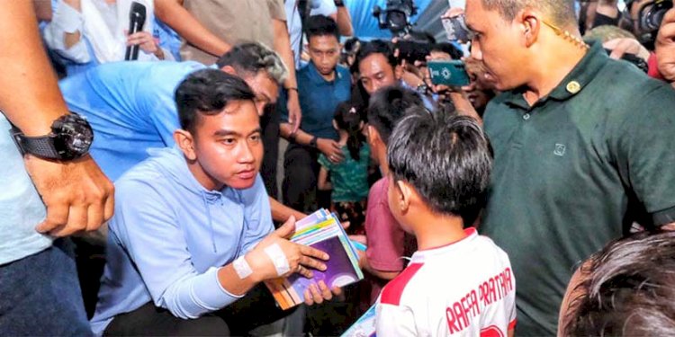 Cawapres nomor urut 2, Gibran Rakabuming Raka, saat berkampanye di Penjaringan, Jakarta Utara/Net