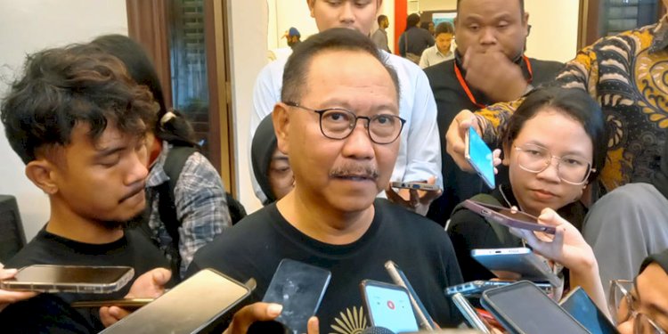 Kepala Otorita IKN, Bambang Sutantono, usai mengikuti diskusi bertema "Jembatan Kini dan Masa Datang" yang digelar di Media Center Indonesia Maju, Menteng, Jakarta Pusat, Kamis (7/12)/RMOL