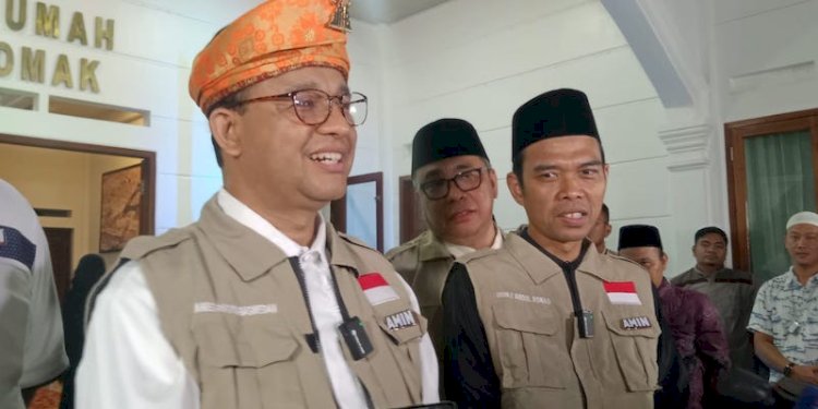 Capres Nomor Urut 1, Anies Baswedan bersama Ustaz Abdul Somad/RMOL