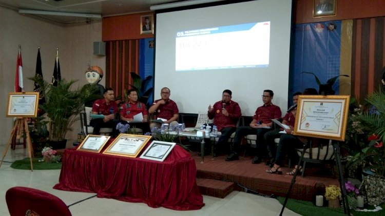 Kantor Imigrasi Kelas I TPI Tanjung Perak menggelar refleksi akhir tahun 2023/RMOLJatim