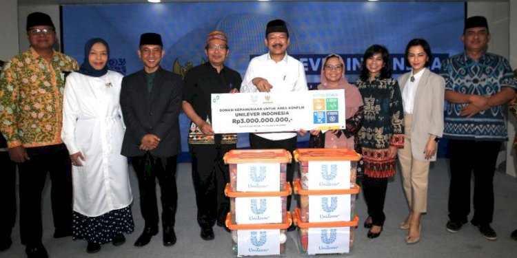 Baznas menerima dukungan dana sosial sebesar Rp3 miliar dari Unilever Indonesia/Ist