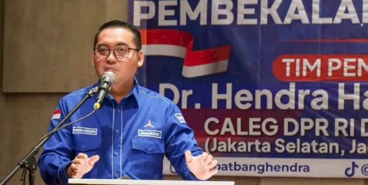 Calon anggota legislatif DPR RI dari Partai Demokrat nomor urut 3, Hendra Hartanto/Ist