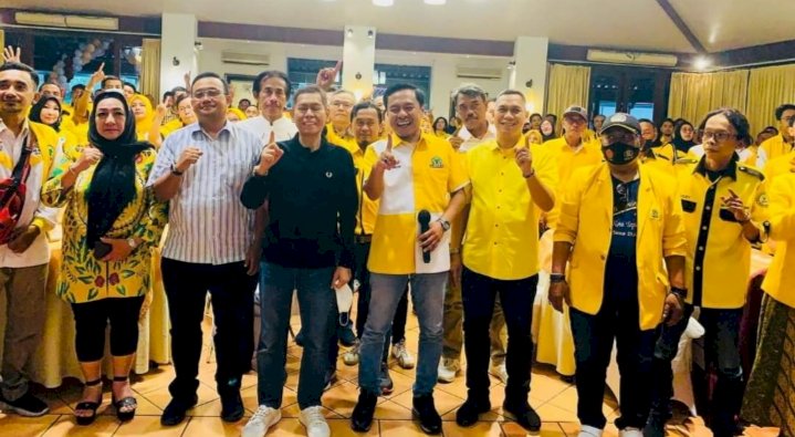 Adies Kadir menggelar konsolidasi dengan seluruh pengurus DPD Partai Golkar Kota Surabaya/RMOLJatim