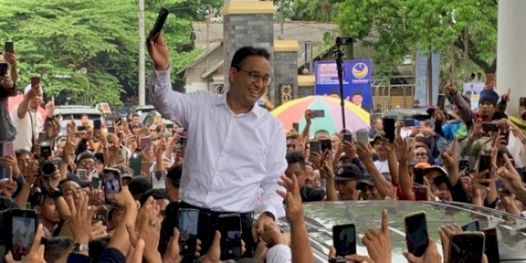 Capres nomor urut 1 Anies Baswedan saat mengunjungi Kabupaten Ciamis/Ist