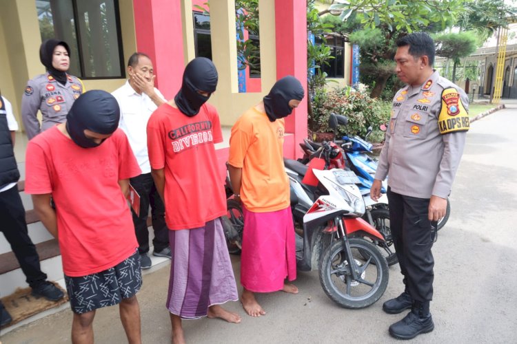 Tiga pelaku pembunuhan siswa di Bangkalan diamankan polisi/RMOLJatim