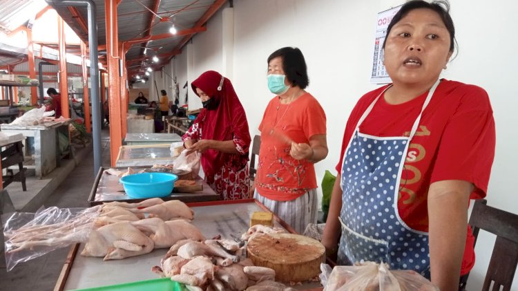 Kegiatan pedagang pasar Kawak di kota Madiun/RMOLJatim