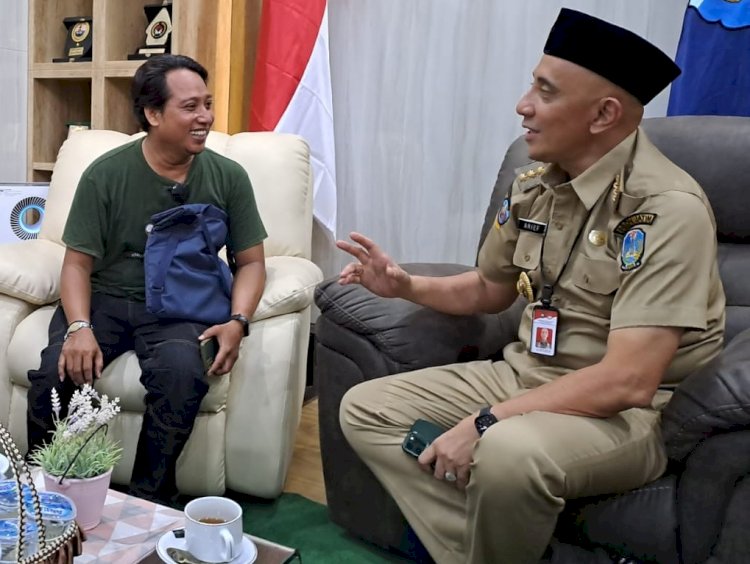 Moh. Hasan bersama PJ Bupati Bangkalan, Arief Moleya Edie/RMOLJatim