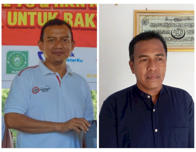 Ketua IDI Bondowoso, dr Nurwahyudi Sp JP (kiri) dan Erfin Dewi Sudanto (kanan)/RMOLJatim