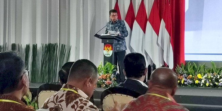 Ketua Sementara KPK, Nawawi Pomolango, saat memberikan sambutan dalam acara Paku Integritas di Gedung Merah Putih KPK, Rabu (17/1)/RMOL