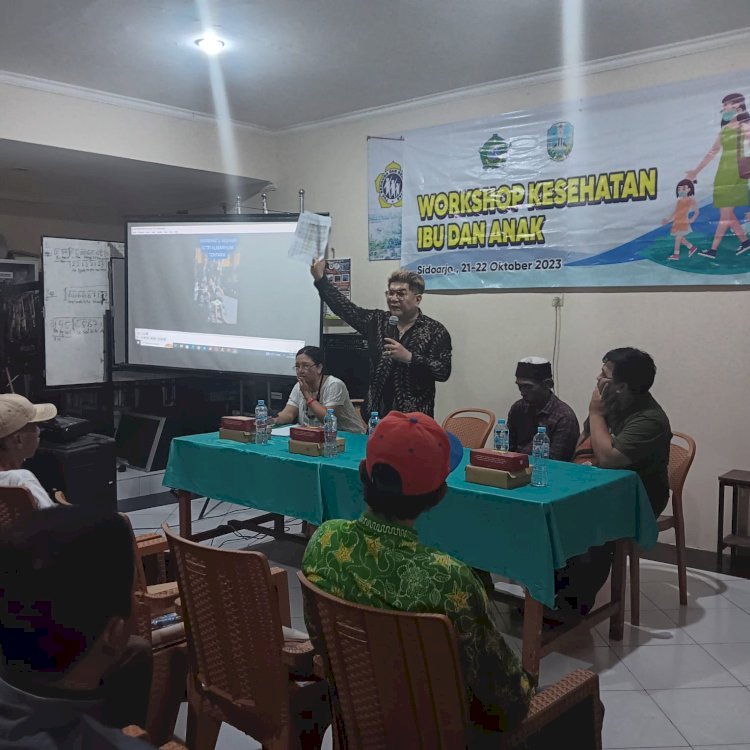 Anggota DPRD Jatim dari Dapil Sidoarjo Benjamin Kristianto saat pencegahan stunting/ist