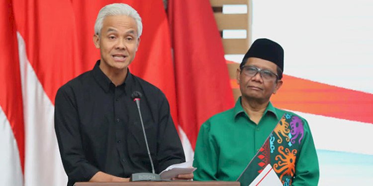 Pasangan Nomor Urut 3, Ganjar Pranowo-Mahfud MD/Net