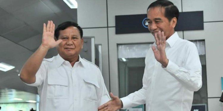 Prabowo Subianto dan Presiden Jokowi / net 