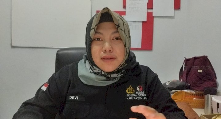 Kordiv Penanganan Pelanggaran dan Data Informasi Bawaslu Jember Devi Aulia Rahim/RMOLJatim