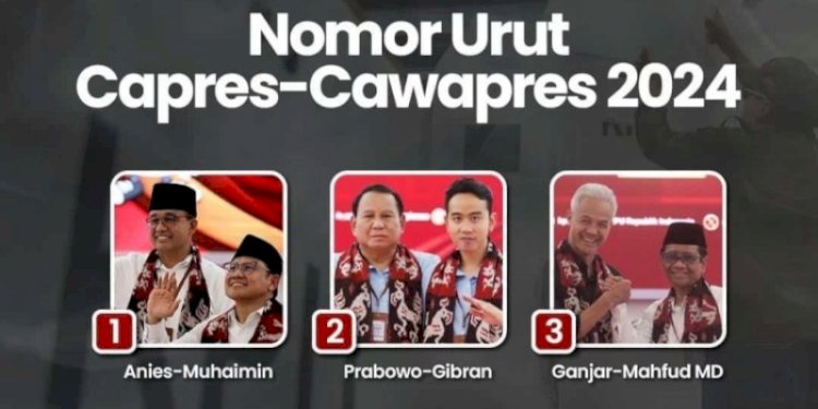 Tiga pasangan capres-cawapres Pilpres 2024/Net