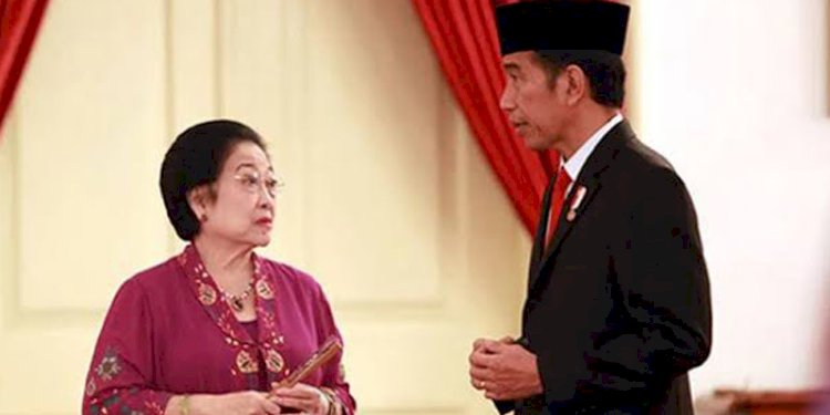 Ketua Umum PDI Perjuangan Megawati Soekarnoputri dan Presiden Joko Widodo/Ist