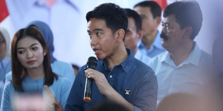 Calon Wakil Presiden Nomor Urut 2 Gibran Rakabuming Raka saat kampanye di Desa Watu Agung, Kecamatan Batu Retno, Wonogiri, Jawa Tengah, Selasa (23/1)/Ist