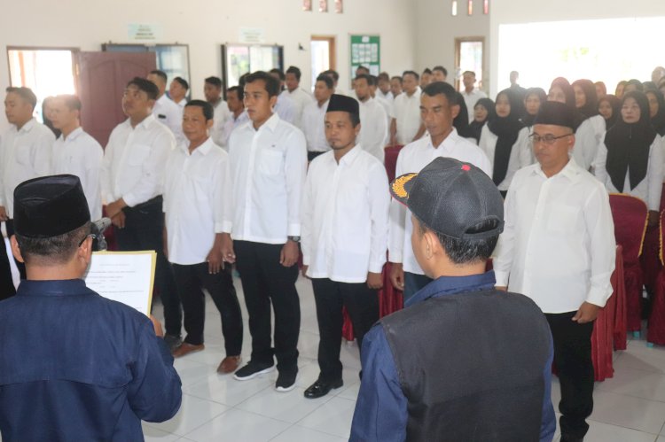 Pelantikan KPPS di wilayah Kabupaten Madiun/ist