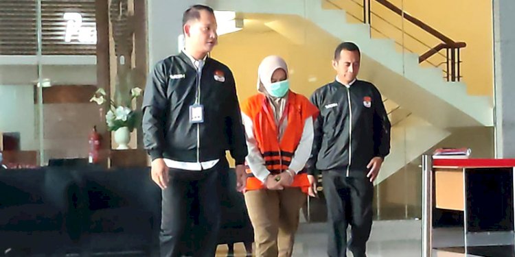 Siska Wati ditetapkan sebagai tersangka dalam kasus dugaan korupsi di Pemkab Sidoarjo/RMOL