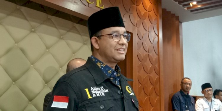 Calon Presiden nomor urut 1, Anies Baswedan di Gedung DPD RI, Senayan, Jakarta/RMOL