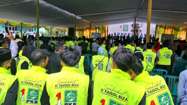 Suasana Konsilidasi Pemenangan Capres-cawapres Anies Muhaimin di Kabupaten Probolinggo. /RMOLJatim 