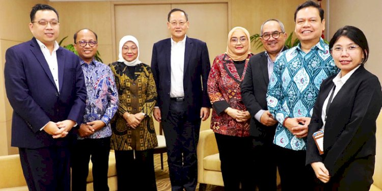 Menteri Ketenagakerjaan, Ida Fauziyah, saat bertemu Menteri Tenaga Kerja SIngapura, Tan See Leng/Ist