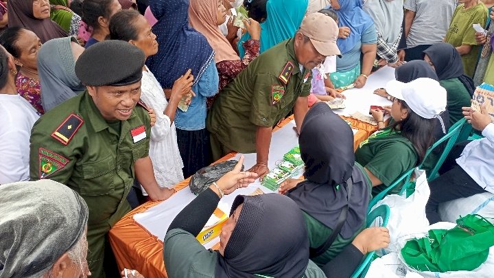 Bazar murah yang diselenggarakan oleh Partai Bulan Bintang/ ist