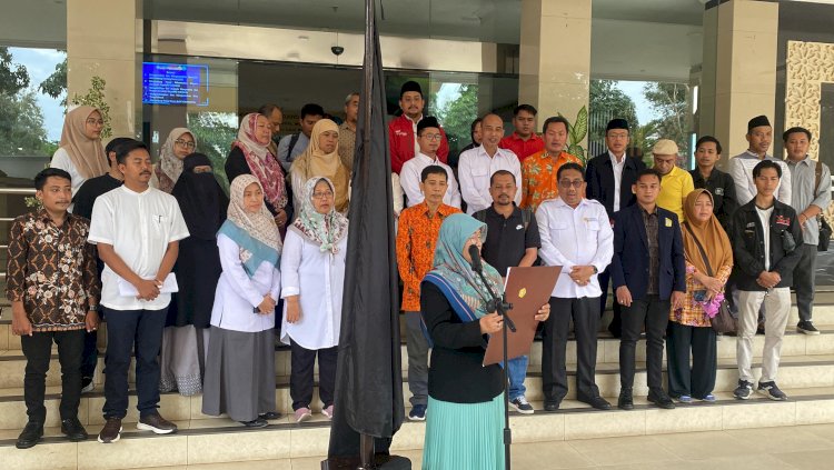 Aksi di Universitas Trunojoyo Madura/ ist