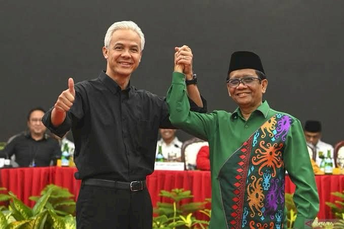 Capres-Cawapres Nomor Urut 3 Ganjar Pranowo-Mahfud MD/Ist